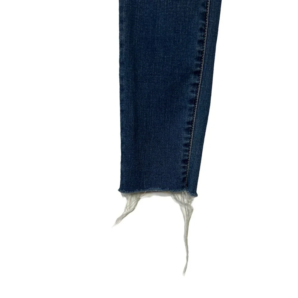 Articles Of‎ Society Jeans 24 Blue Prairie Wash Distressed Fringe Boho Stretch